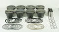 Picture of Mahle MS Piston Set SBC 361ci 4-05in Bore 3-500in Stroke 5-7in Rod -927in Pin -4cc 10-7 CR Set of 8