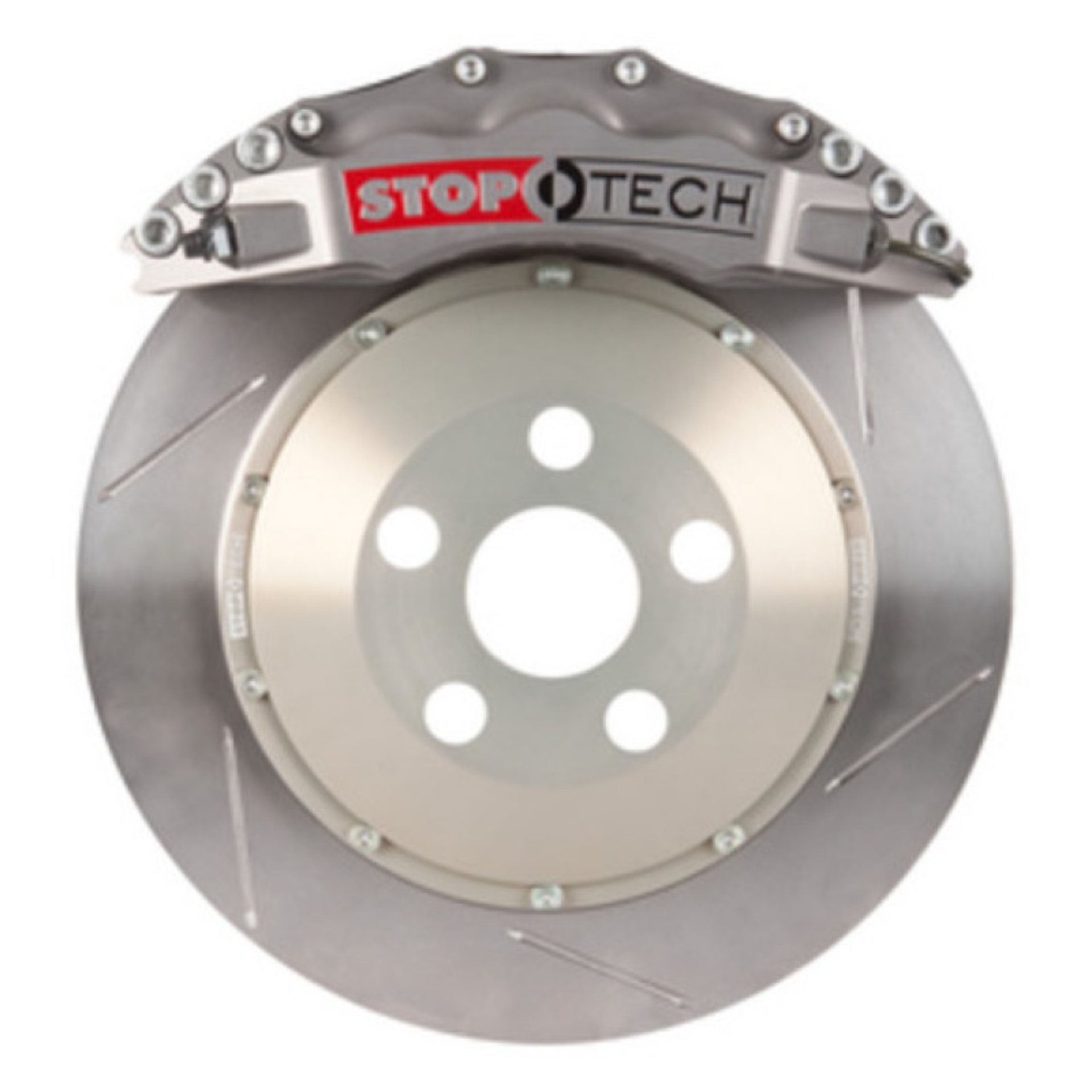Picture of StopTech 08-13 BMW M3-11-12 1M Coupe Front BBK w- ST-60 Trophy Calipers Slotted 380x35mm Rotors