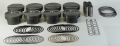 Picture of Mahle MS Piston Set GM LS 403ci 4-005in Bore 4in Stroke 6-125in Rod -927 Pin -12cc 10-5 CR Set of 8