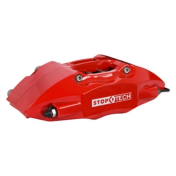 Picture of StopTech 08-13 Toyota Land Cruiser Rear BBK w- Red ST-41 Calipers Slotted 380X32 Rotors