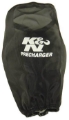 Picture of K&N PreCharger Air Filter Wrap Round Straight Black 3-625in ID x 9in H