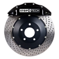 Picture of StopTech BBK 10-6-11 Audi S4 - 08-11 S5 Front Black ST-60 Calipers 380x32 Drilled Rotors