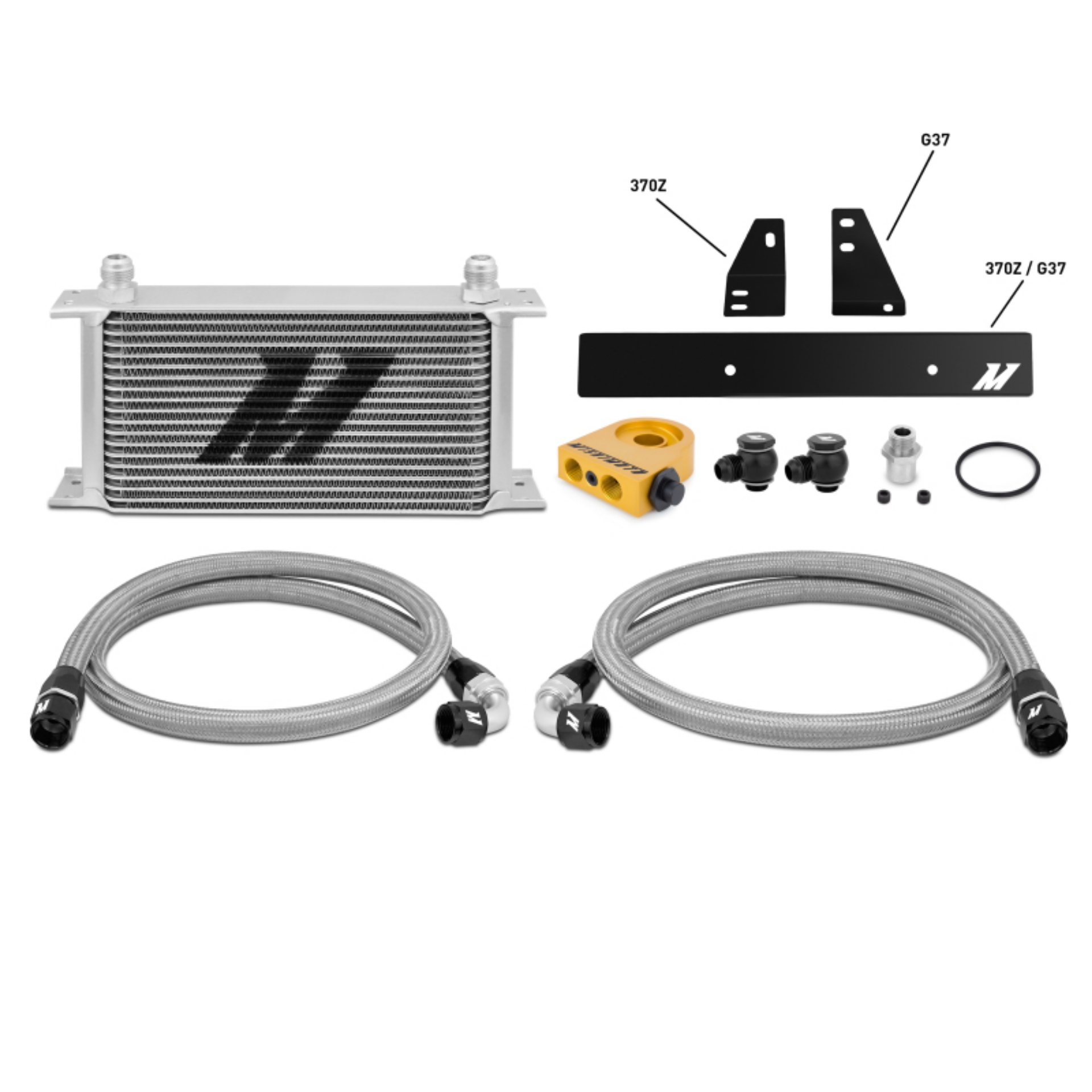 Picture of Mishimoto 09-12 Nissan 370Z - 08-12 Infiniti G37 Coupe Only Thermostatic Oil Cooler Kit