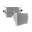 Picture of Mishimoto 03-07 Ford 6-0L Powerstroke Intercooler Silver