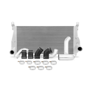 Picture of Mishimoto 02-04-5 Chevrolet 6-6L Duramax Intercooler Kit w- Pipes Silver