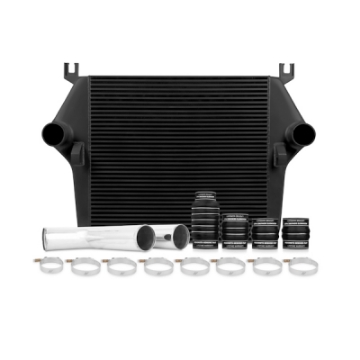Picture of Mishimoto 07-5-09 Dodge 6-7L Cummins Intercooler Kit w- Pipes Black