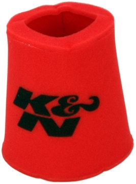Picture of K&N Airforce Pre-Cleaner Round Tapered Red Air Filter Foam Wrap 6in Base ID x 5in Top ID x 9in H