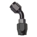 Picture of Russell Performance -12 AN Black 45 Degree Full Flow Hose End
