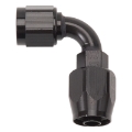 Picture of Russell Performance -10 AN Black 90 Degree Full Flow Hose End