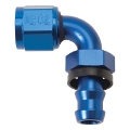 Picture of Russell Performance -8 AN Twist-Lok 90 Degree Hose End Blue