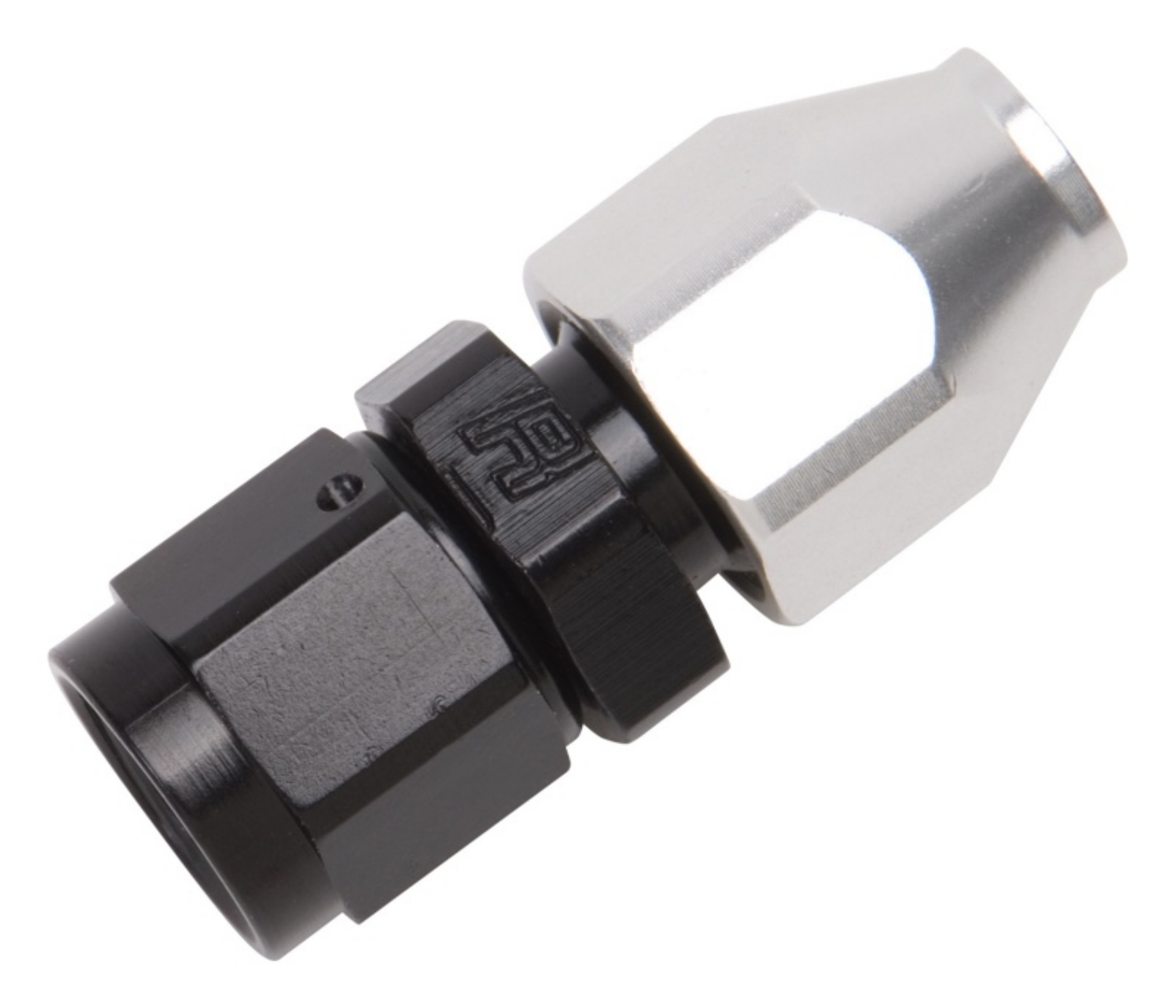 Picture of Russell Performance Black-Silver -8 AN Male 37 Degree to 1-2in Aluminum Tube