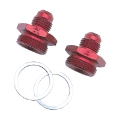 Picture of Russell Performance -6 AN Carb Adapter Fittings 2 pcs- Red