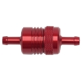 Picture of Russell Performance Red Street Fuel Filter 3in Length 1-1-8in diameter 5-16in inlet-outlet