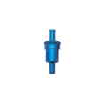 Picture of Russell Performance Blue Street Fuel Filter 3in Length 1-1-8in diameter 3-8in inlet-outlet