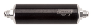Picture of Russell Performance Black-Silver Anodized Aluminum 8-1-4in Length -8 male inlet-outlet