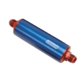 Picture of Russell Performance Red-Blue Anodized Aluminum 8-1-4in Length -8 to -10 male inlet-outlet