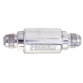 Picture of Russell Performance Polished Alum- 3-1-4in Length 1-1-4in dia- -8 x 3-8in male NPT inlet-outlet