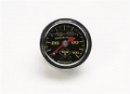 Picture of Russell Performance 100 psi fuel pressure gauge black face chrome case Liquid-filled