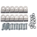 Picture of Russell Performance Stainless Steel Brake Line Clamps 12 pcs