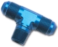 Picture of Russell Performance -10 AN to 1-2in NPT Flare to Pipe Tee Fitting