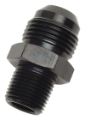 Picture of Russell Performance -4 AN to 1-8in NPT Straight Flare to Pipe Black