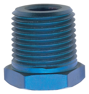 Picture of Russell Performance 3-8in Male to 1-4in Female Pipe Bushing Reducer Blue