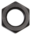 Picture of Russell Performance -6 AN Bulkhead Nuts 9-16in -18 Thread Size Black