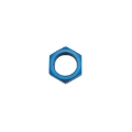 Picture of Russell Performance -12 AN Bulkhead Nuts 1 1-16in -12 Thread Size Blue