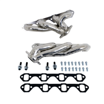 Picture of BBK 87-95 Ford F150 Truck 5-0 302 Shorty Unequal Length Exhaust Headers - 1-5-8 Silver Ceramic