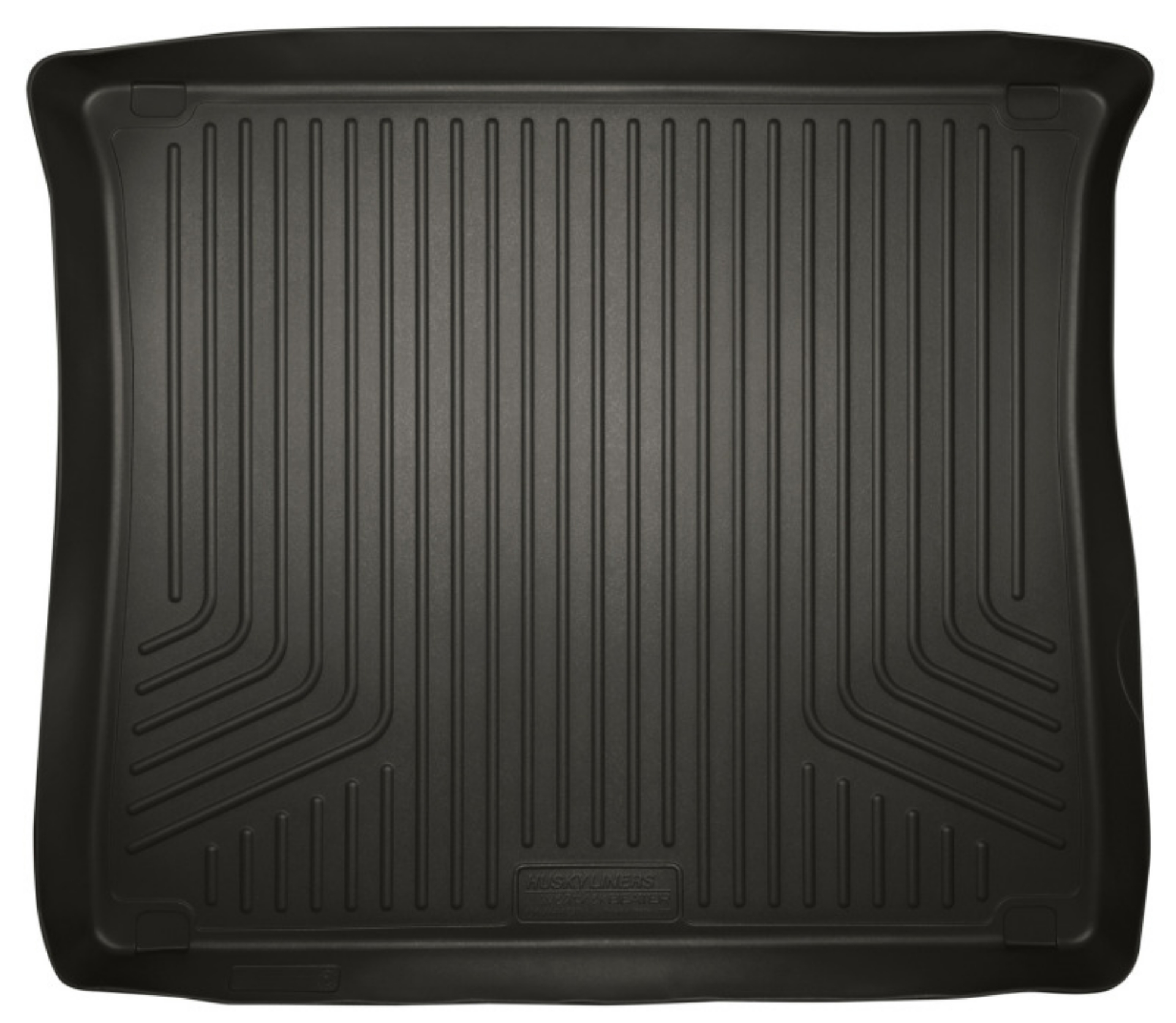 Picture of Husky Liners 13 Hyundai Santa Fe Fits 3rd Row Seating Models ONLY Weatherbeater Black Cargo Liner