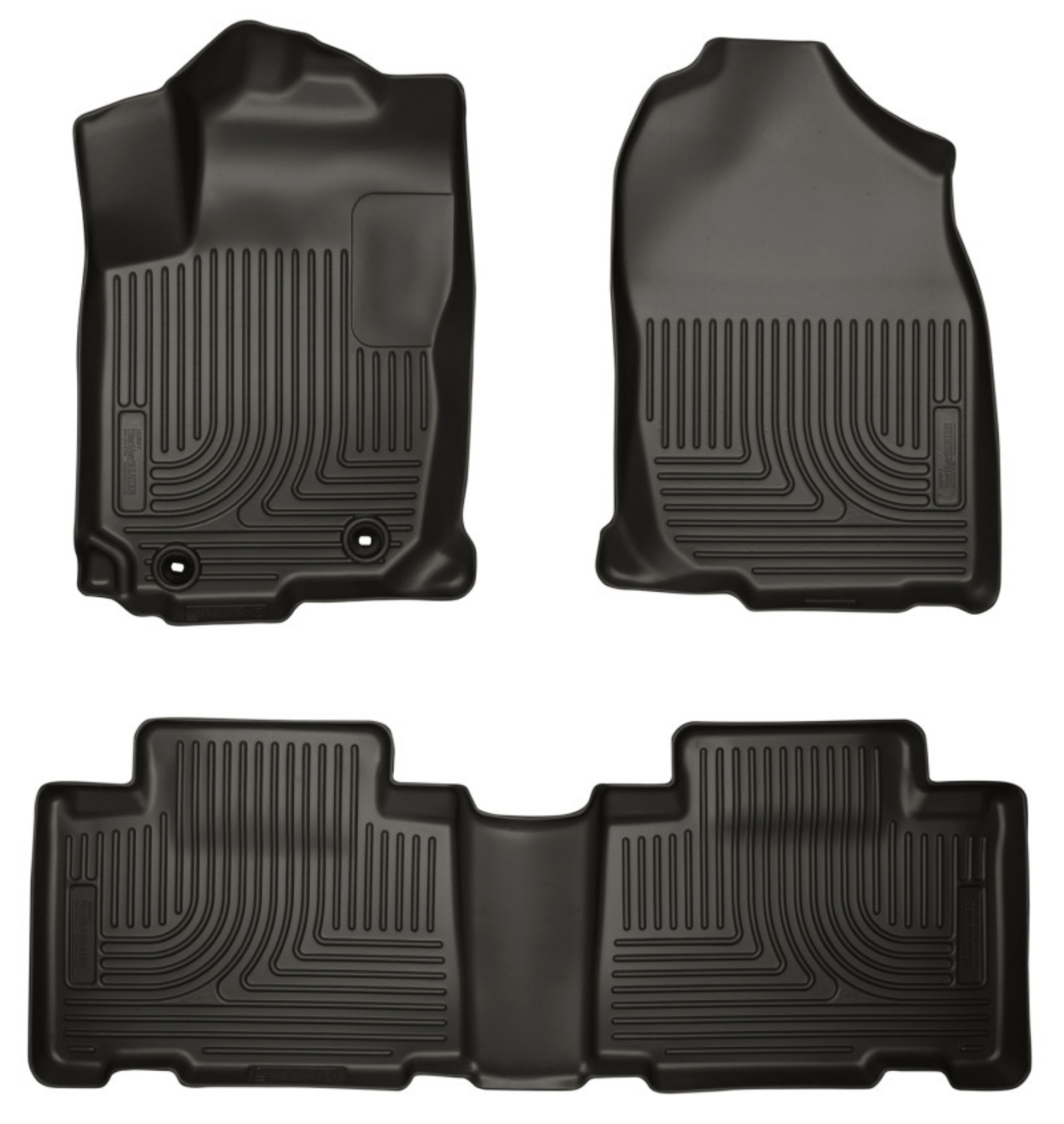Picture of Husky Liners 13 Toyota RAV4 Weatherbeater Black Front & 2nd Seat Floor Liners