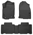 Picture of Husky Liners 13 Toyota RAV4 Weatherbeater Black Front & 2nd Seat Floor Liners
