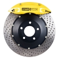 Picture of StopTech 07-10 BMW 335 Series BBK Rear Yellow ST-40 Calipers Drilled 345x28 Rotors