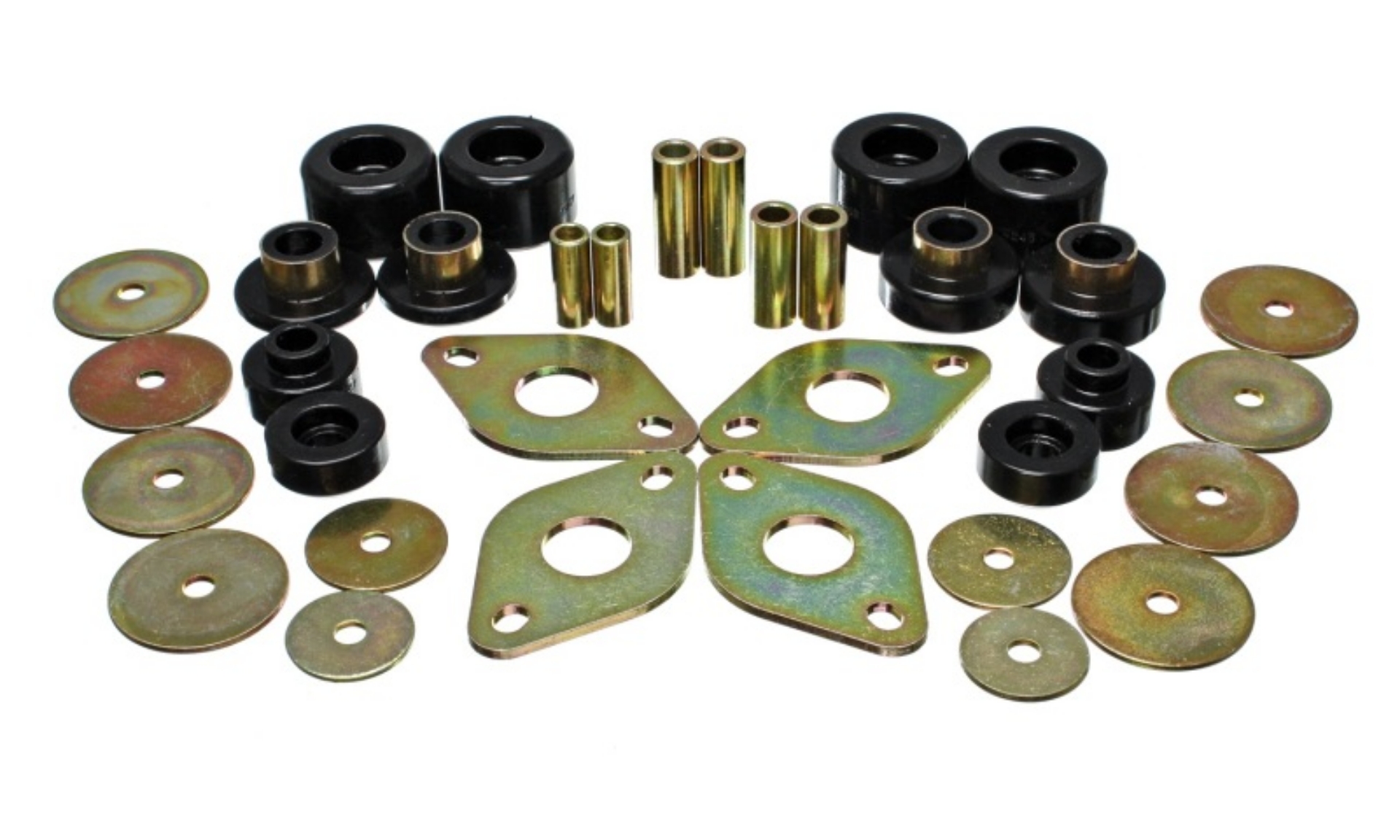 Picture of Energy Suspension 01-04 Toyota Pickup 2WD-4WD Exc T-100-Tundra Black Body Cab Mount Set