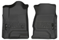 Picture of Husky Liners 14 Chevrolet Silverado 1500-GMC Sierra 1500 WeatherBeater Black Front Floor Liners