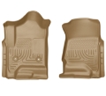 Picture of Husky Liners 14 Chevrolet Silverado 1500-GMC Sierra 1500 WeatherBeater Tan Front Floor Liners
