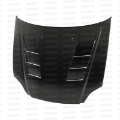 Picture of Seibon 99-00 Honda Civic EM1-EJ6-7-8-EK9 TS-Style Carbon Fiber Hood
