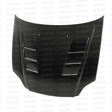 Picture of Seibon 99-00 Honda Civic EM1-EJ6-7-8-EK9 TS-Style Carbon Fiber Hood