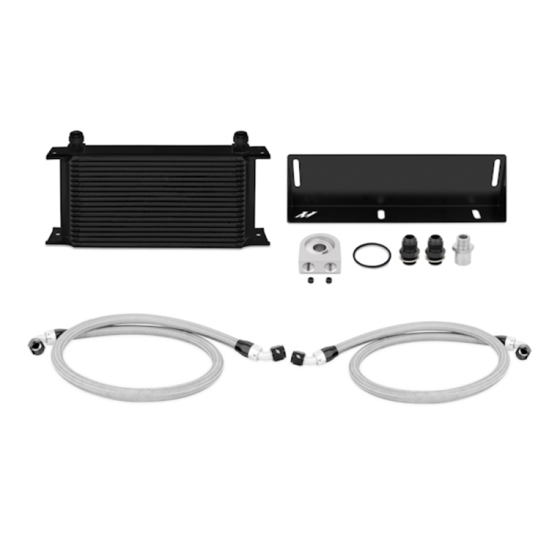 Picture of Mishimoto 79-93 Ford Mustang 5-0L Oil Cooler Kit - Black