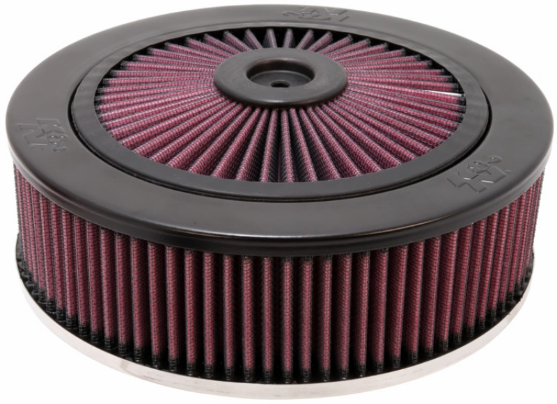 Picture of K&N X-Stream Top Filter - Red - Size 9in - 5-125in Neck Flange - 2-75in Height