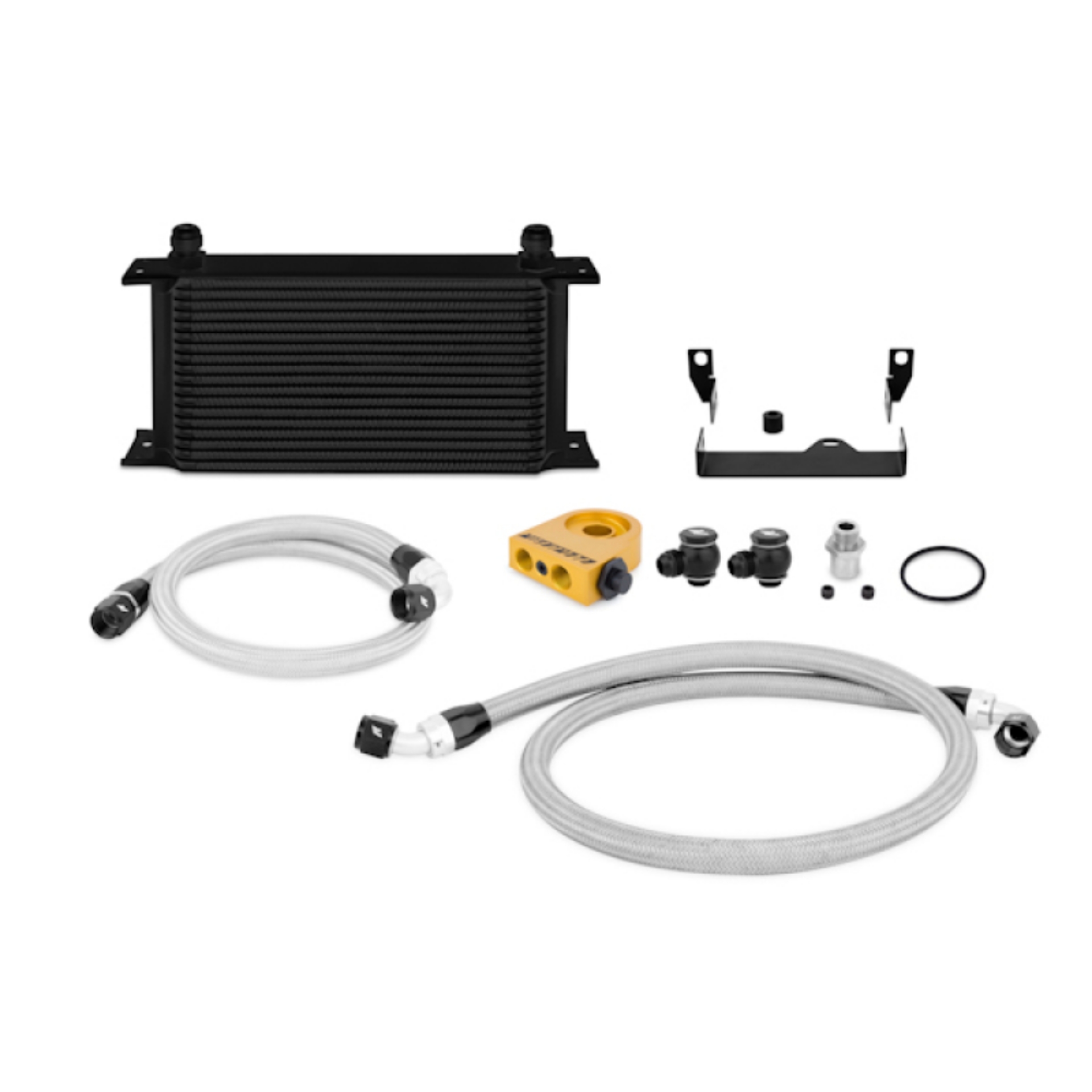 Picture of Mishimoto 06-07 Subaru WRX-06-07 WRX STi Thermostatic Oil Cooler Kit - Black