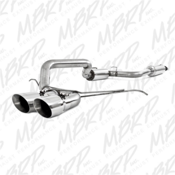 Picture of MBRP 13-14 Ford Focus ST 2-0L EcoBoost Dual Center Outlet T304 3in Cat Back