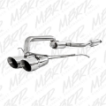Picture of MBRP 13-14 Ford Focus ST 2-0L EcoBoost Dual Center Outlet T409 3in Cat Back