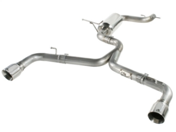 Picture of aFe MACHForce XP Exhaust 304SS Cat-Back w- Polished Tips 12-13 VW Beetle L4 2-0L t