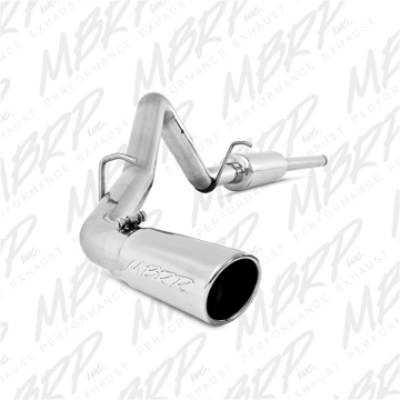 Picture of MBRP 14 Chevy-GMC 1500 Silverado-Sierra 4-3L V6-5-3L V8 Single Side Exit T409 3in Cat Back Exhaust