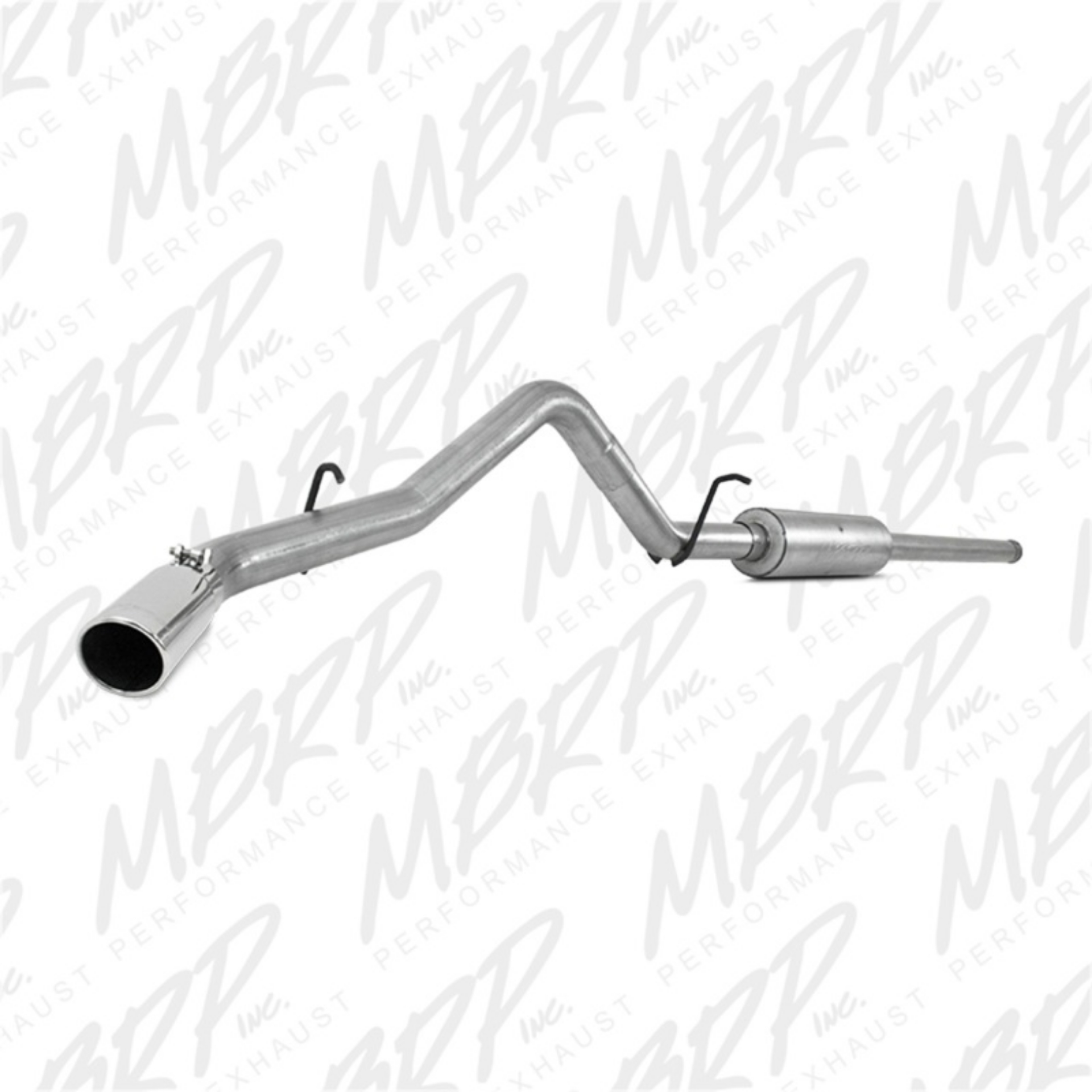 Picture of MBRP 14 Chevy-GMC 1500 Silverado-Sierra 4-3L V6-5-3L V8 Single Side Exit AL 3in Cat Back Exhaust
