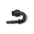 Picture of Russell Performance Adapter Fitting 3-8in SAE Quick Disconnect 180 DEG - Blk