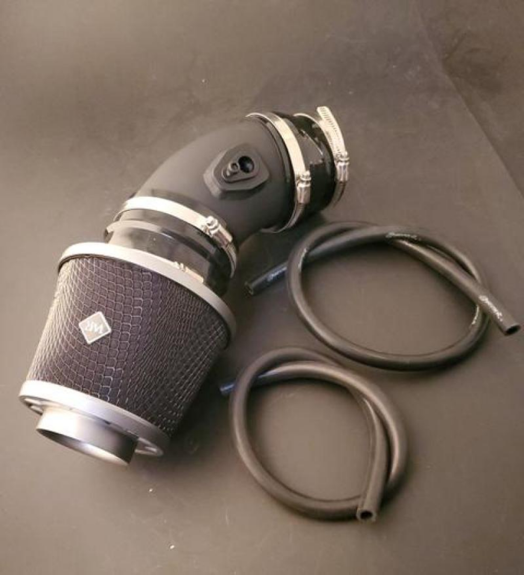 Picture of Weapon R 13-16 Hyundai Genesis Coupe 3-8L V6 Stealth Secret Weapon Intake - Flat Black