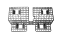 Picture of BuiltRight Industries 2015+ Ford F-150 - Raptor Full Bedside Rack - 4pc Set