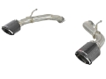 Picture of aFe POWER Takeda 2-5in 304 SS Axle-Back Exhaust w- Carbon Fiber Tips 17-19 Infiniti Q60 V6-3-0L tt